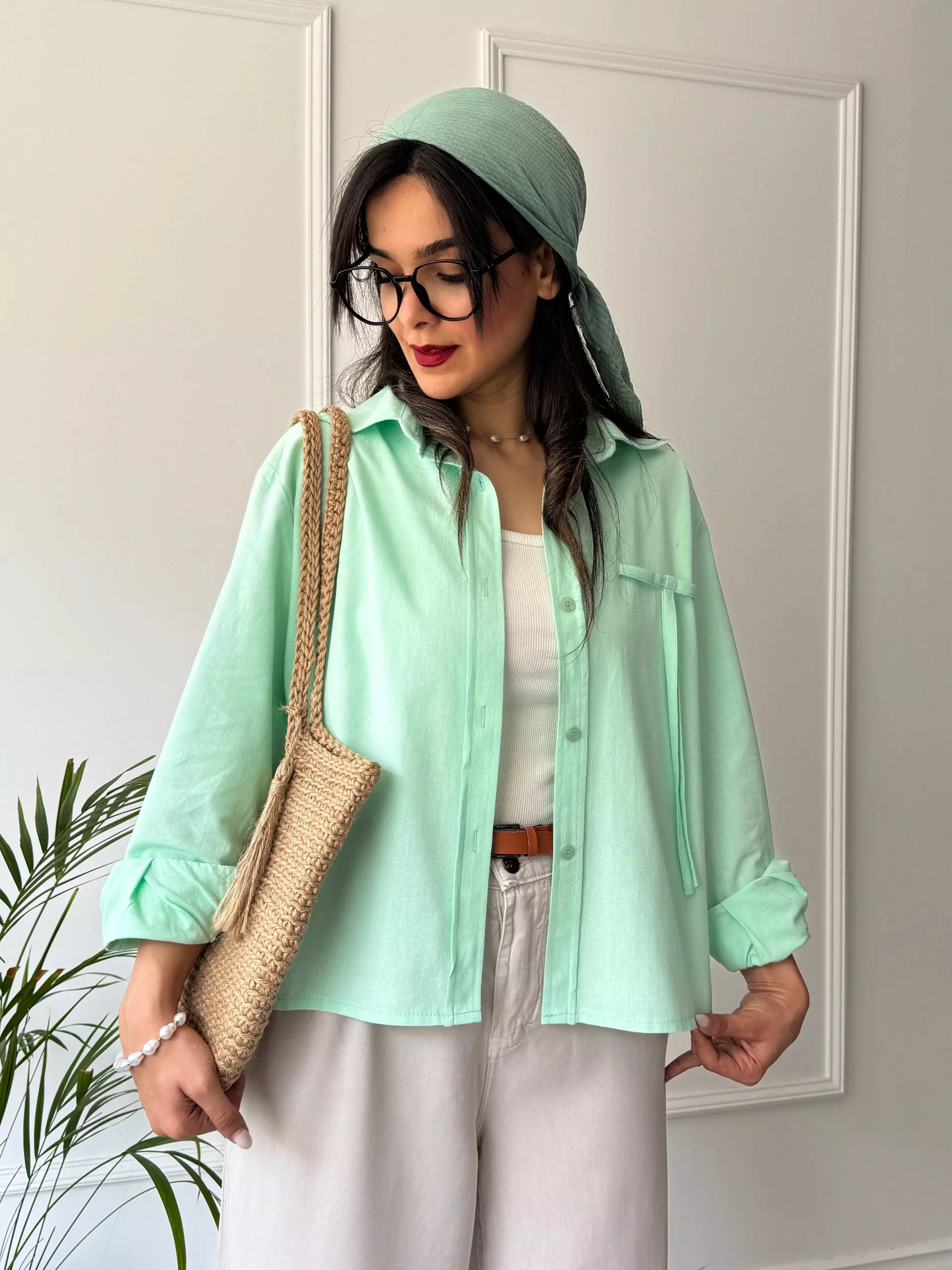 مانتو شومیزی آنیسا - استایل تو